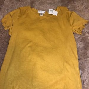 mustard yellow top